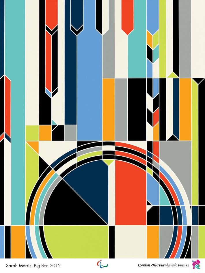 2012 London Olympics Big Ben Poster by Sarah Morris – Travel on Paper