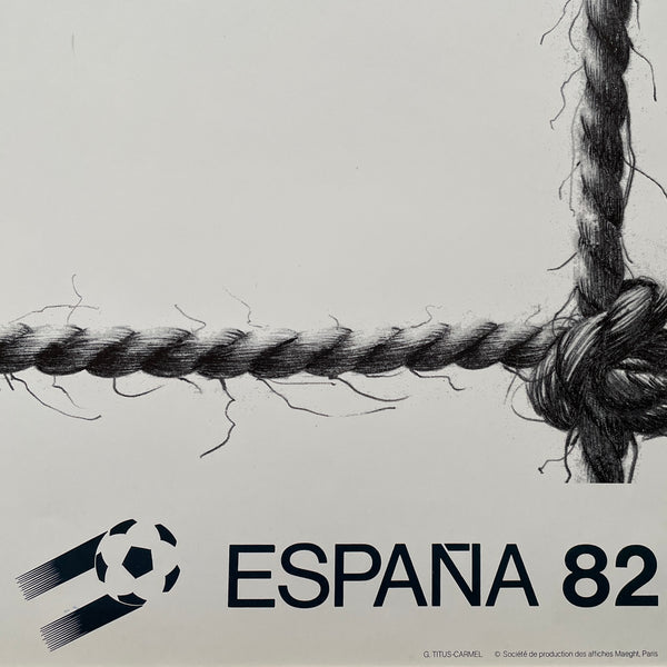 1982 World Cup Poster - Gijón