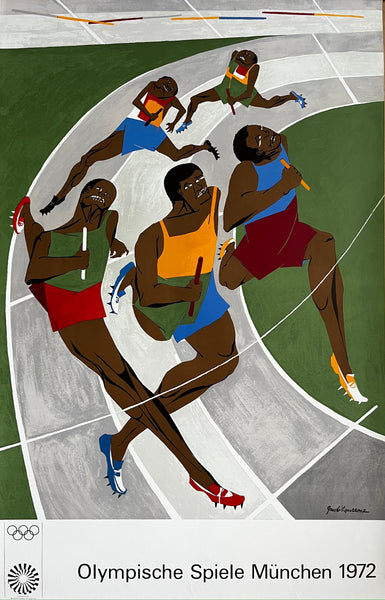 1972 Olympic Poster - Jacob Lawrence