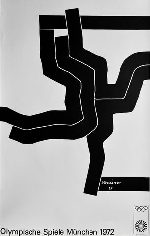 1972 Olympic Poster - Eduardo Chillida