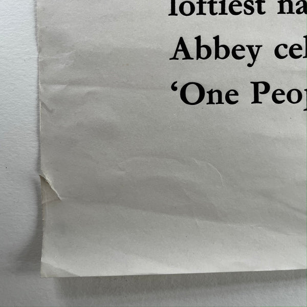 London Transport Poster - Westminster Abbey