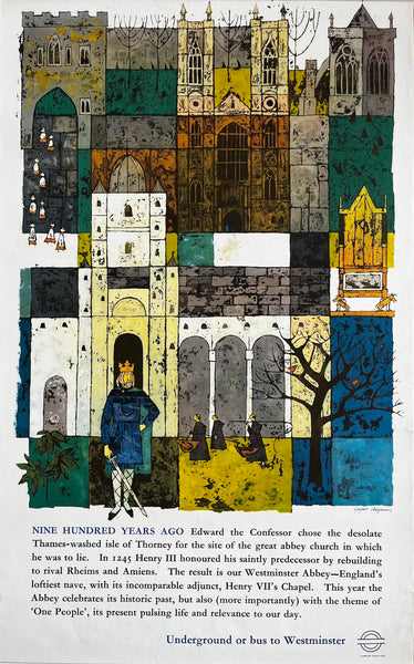London Transport Poster - Westminster Abbey