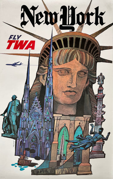 TWA Poster - New York USA