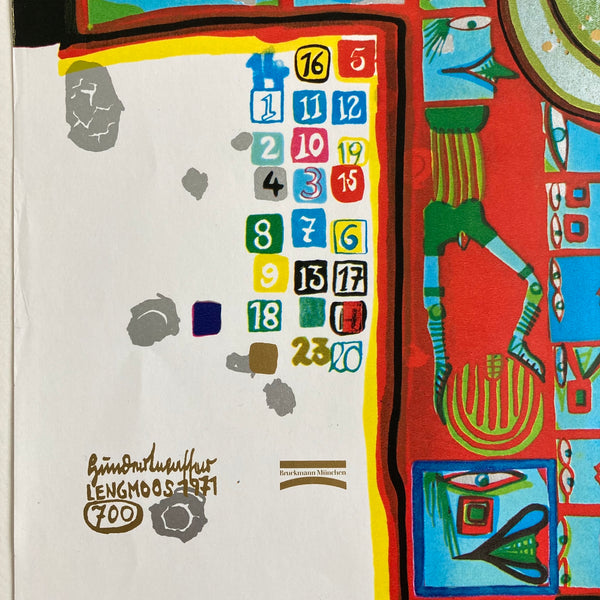 1972 Olympic Poster - Friedrich Hundertwasser