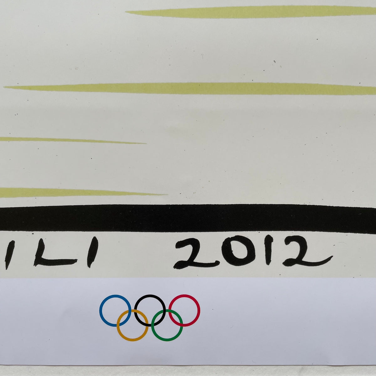2012 London Olympics Poster by Chris Ofili – Travel on Paper