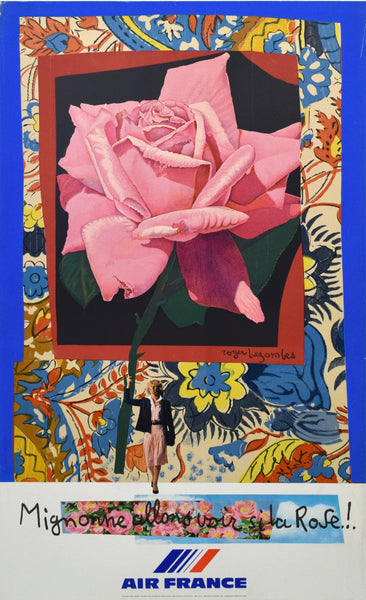 Air France Poster - Rose