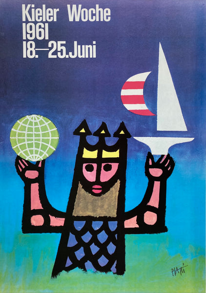 1961 Kieler Woche Poster