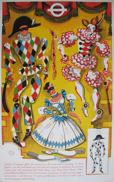 London Transport Poster - How To Make a Puppet