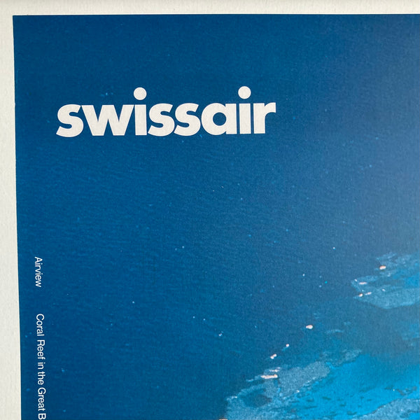 Swissair Poster - Australia