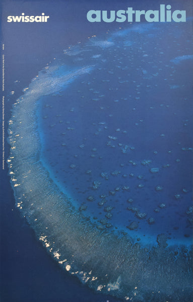 Swissair Poster - Australia
