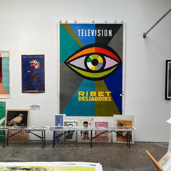 Advertising Poster - Ribet Desjardins Télévision