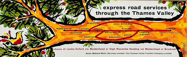 Coach Poster - Thames Valley