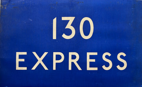 130 Express Bus Destination Blind