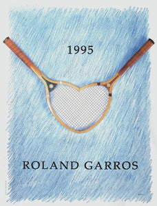 Roland Garros 1995 Tennis Poster