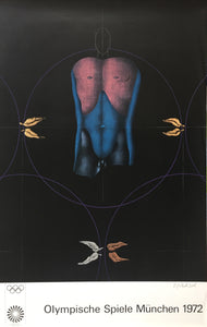 1972 Olympic Poster - Paul Wunderlich