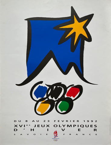1992 Winter Olympics Poster