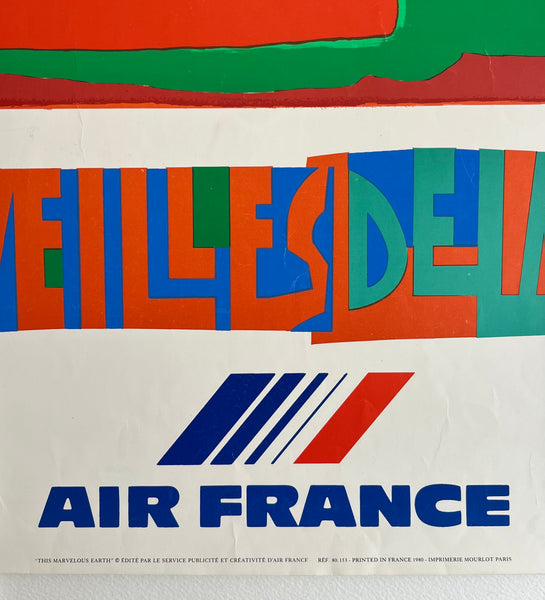 Air France Poster -  This Marvelous Earth