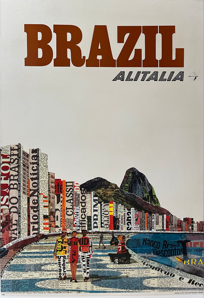 Alitalia Poster - Brazil