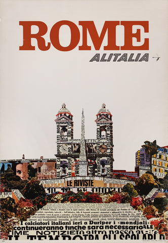 Alitalia Poster - Rome