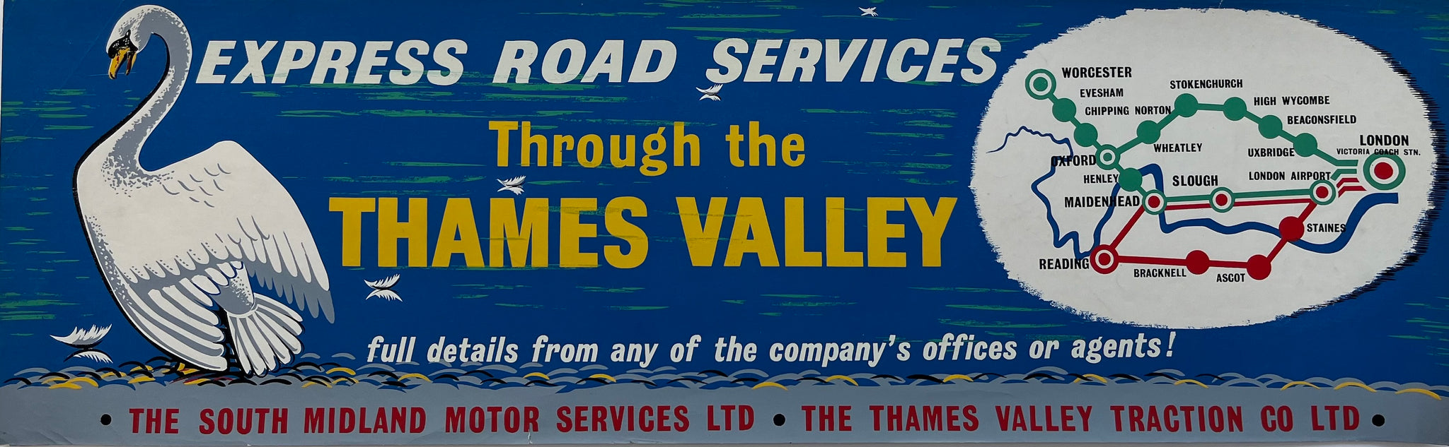 Coach Poster - Thames Valley