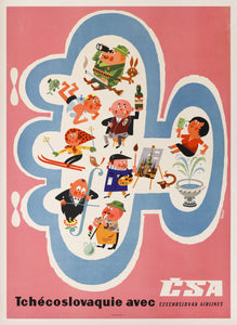 ČSA Poster - Czechoslovakia