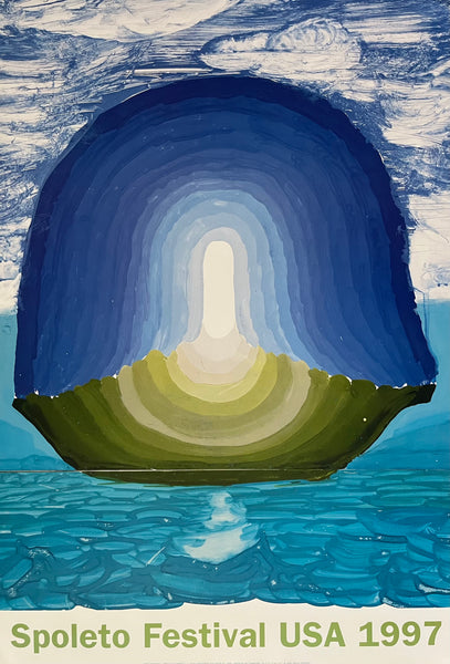 Hockney Poster - Spoleto Festival 1997