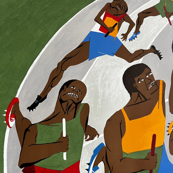 1972 Olympic Poster - Jacob Lawrence