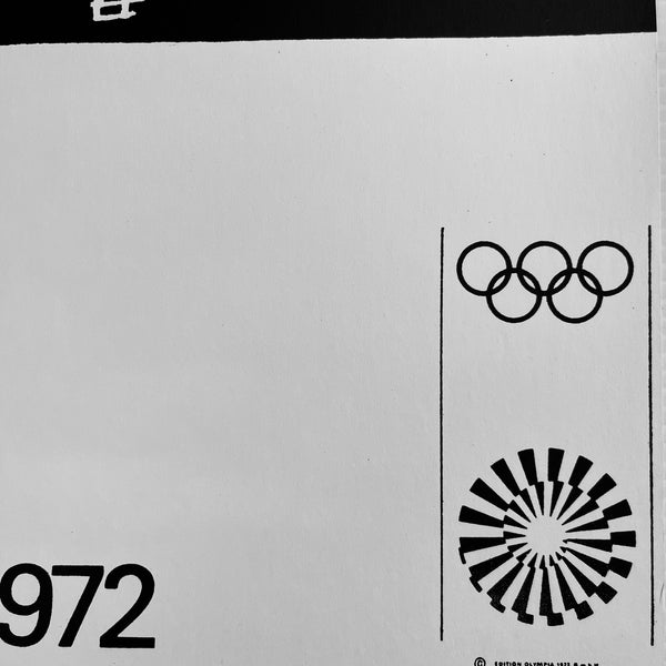 1972 Olympic Poster - Eduardo Chillida