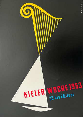 1953 Kieler Woche Poster
