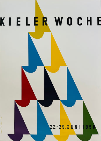 1958 Kieler Woche Poster
