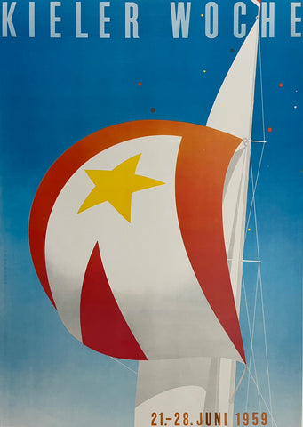 1959 Kieler Woche Poster