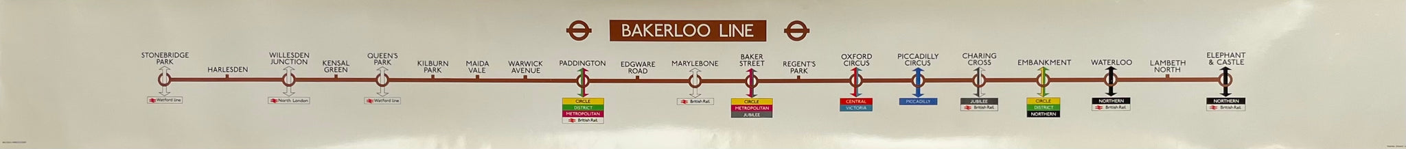 Bakerloo Line Carriage Map