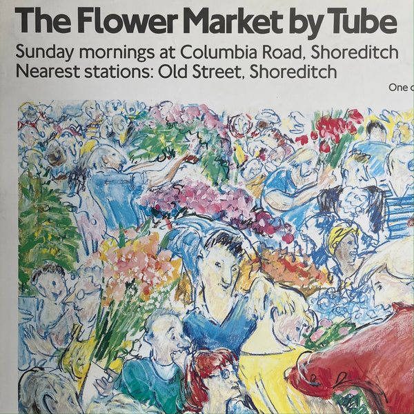 London Transport Poster - The Flower Market