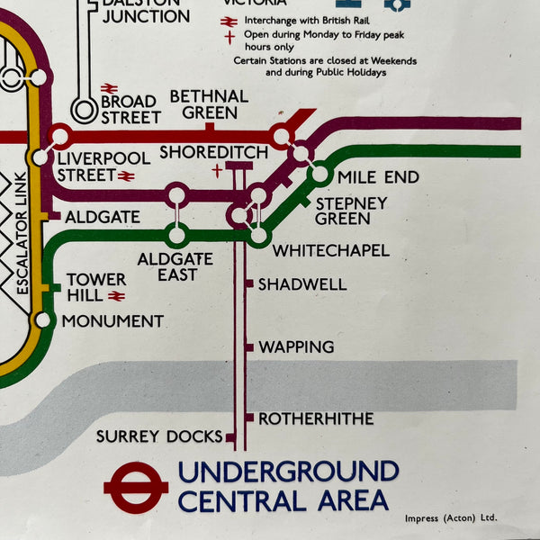 London Underground Carriage Map