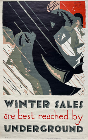London Transport Poster - Winter Sales