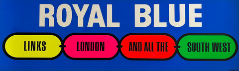 Coach Poster - Royal Blue