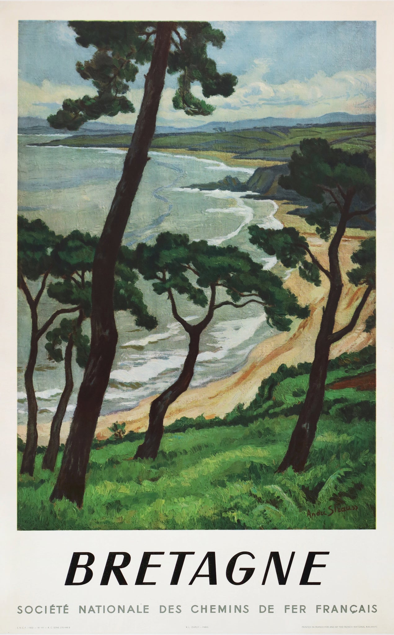 SNCF Poster - Bretagne