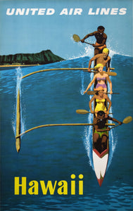 United Air Lines Poster - Hawaii