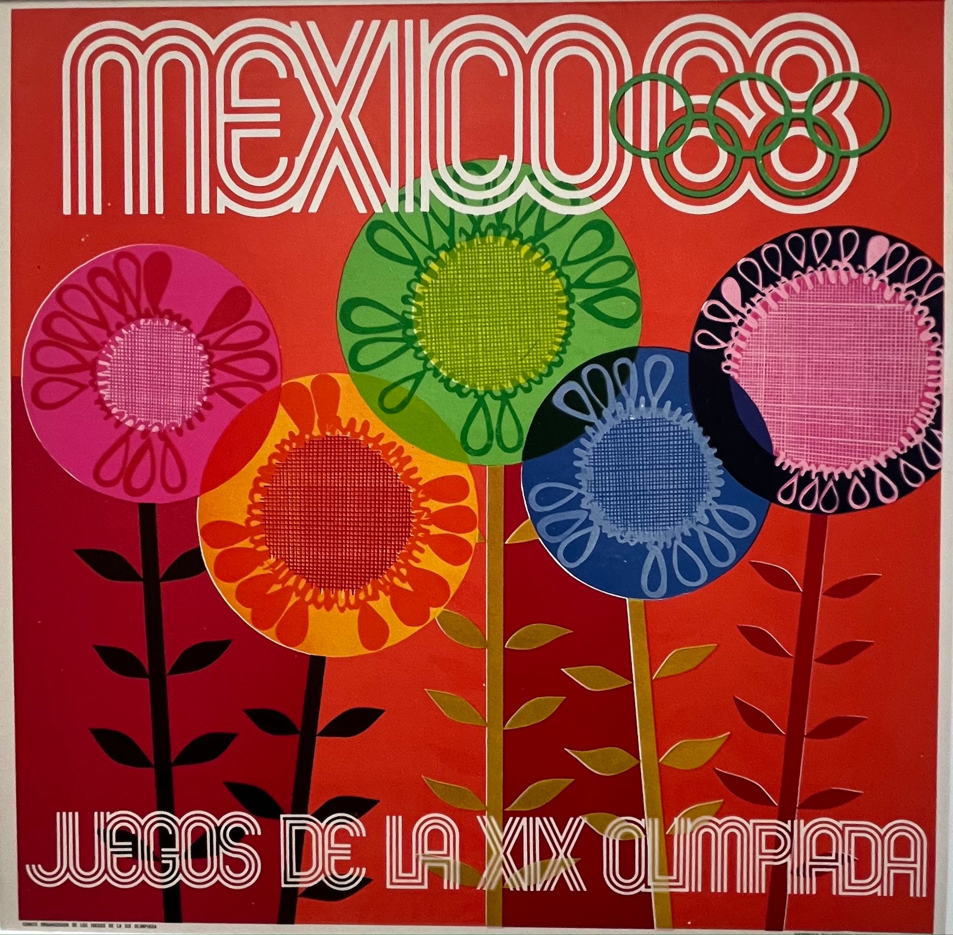 1968 Olympics Poster
