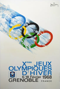 1968 Winter Olympics Poster