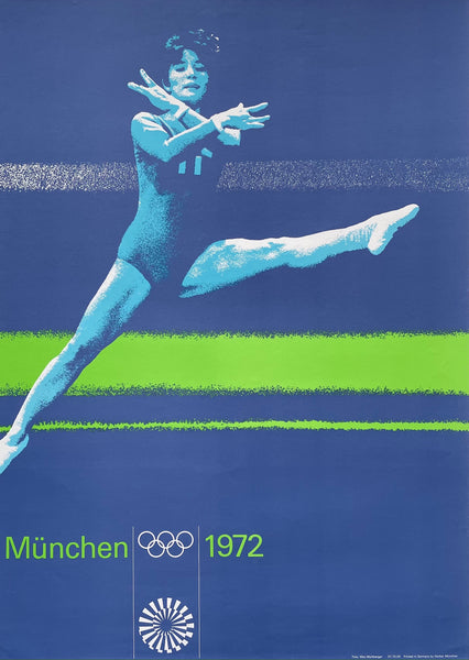 1972 Olympics Poster - Gymnastics