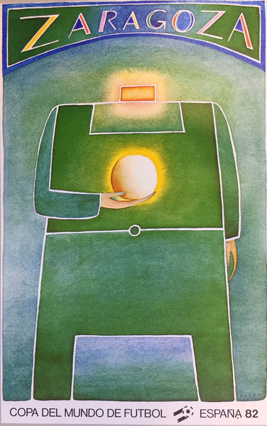 1982 World Cup Poster - Zaragoza