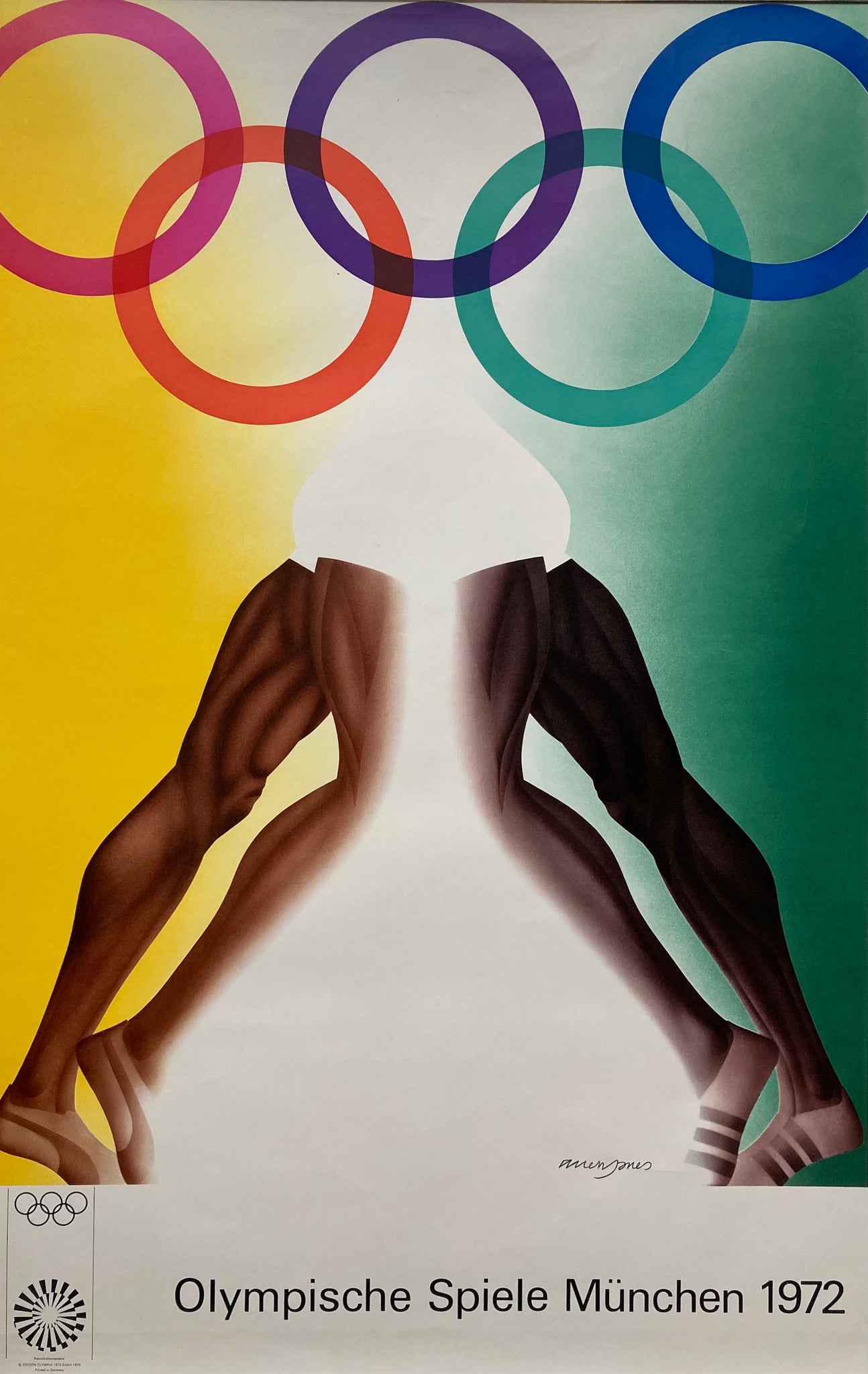 1972 Olympic Poster - Allen Jones