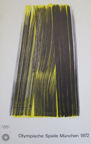 1972 Olympic Poster - Hans Hartung