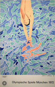 1972 Olympics Poster - David Hockney