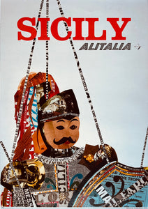 Alitalia Poster - Sicily