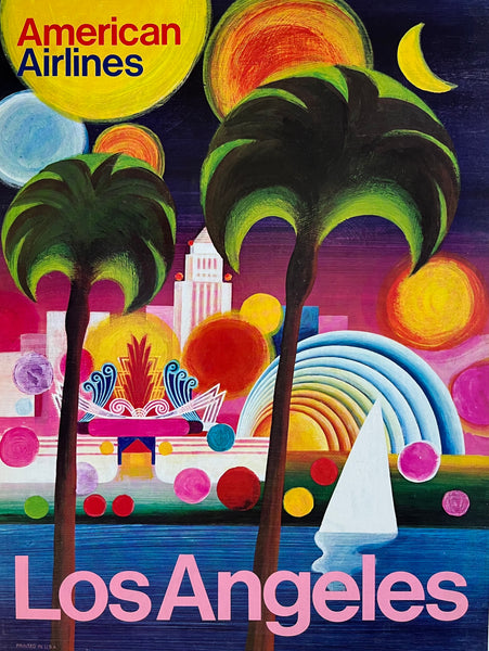 American Airlines Poster - Los Angeles