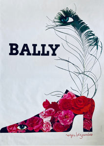 Bally Advertising Poster - Plume