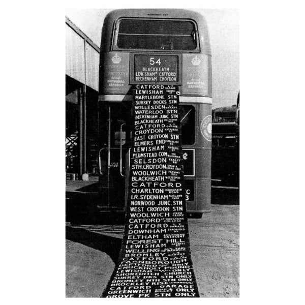 Farringdon Street Bus Blind