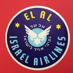 Luggage Label - El Al Israel Airlines